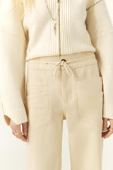 Loose Straight-Leg Pants Fima Off-White