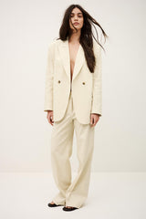 Straight Cut Pants Cista Yellow