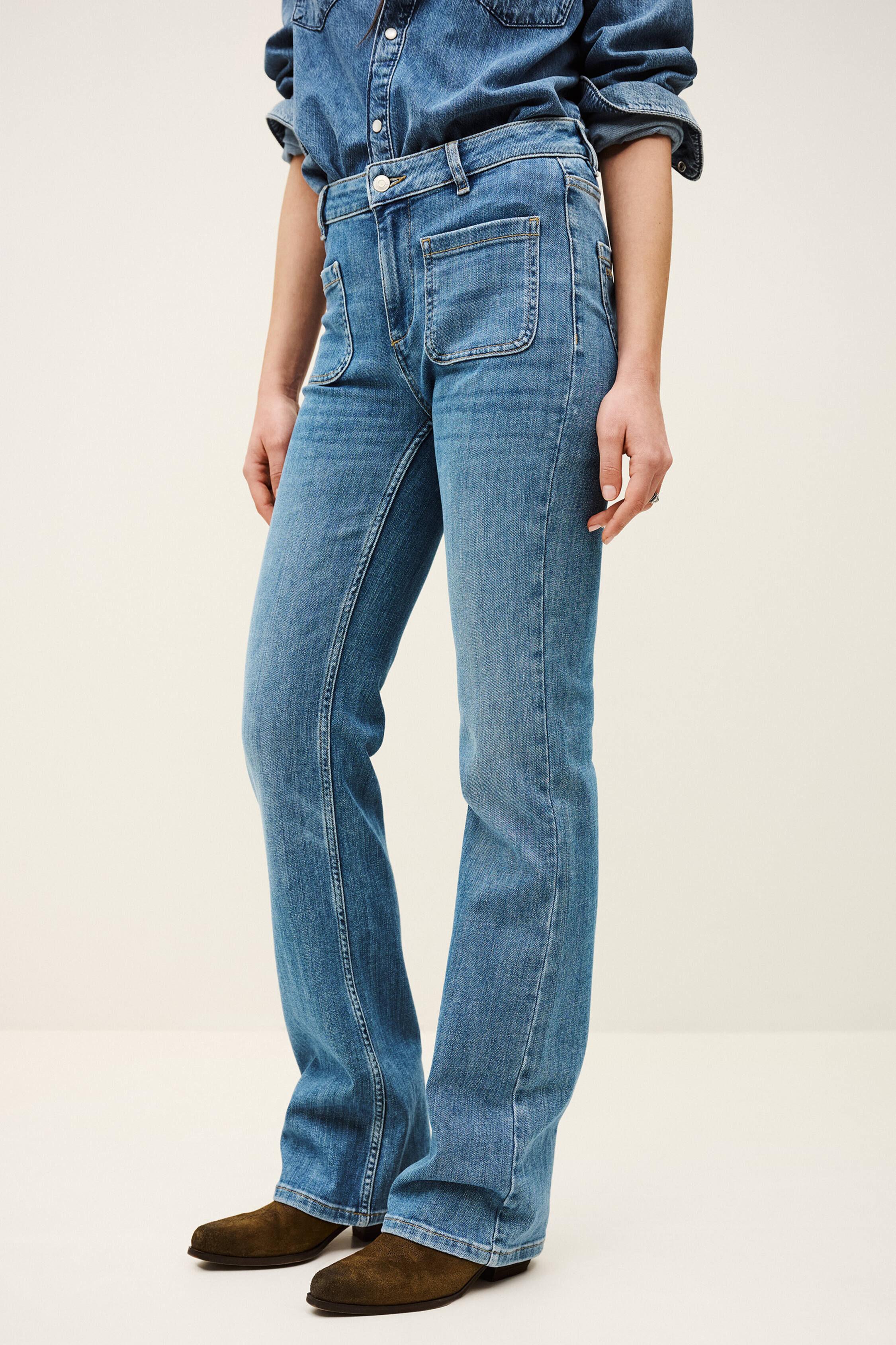 Medium-Rise Jeans Ross Blue