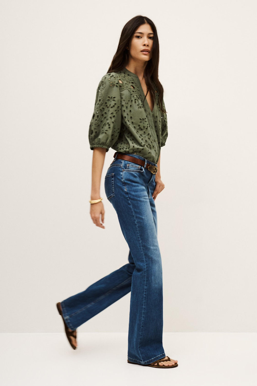 Bootcut Jeans Aommie Blue