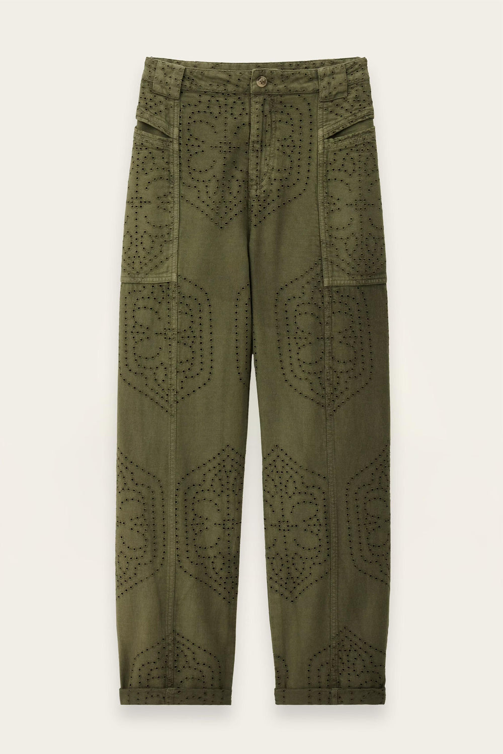 Carrot Leg Pants Giany Green