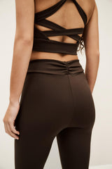Long Leggings Gabou Brown