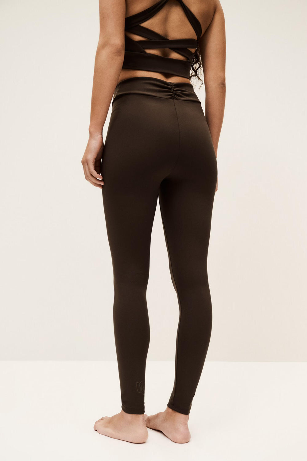 Long Leggings Gabou Brown