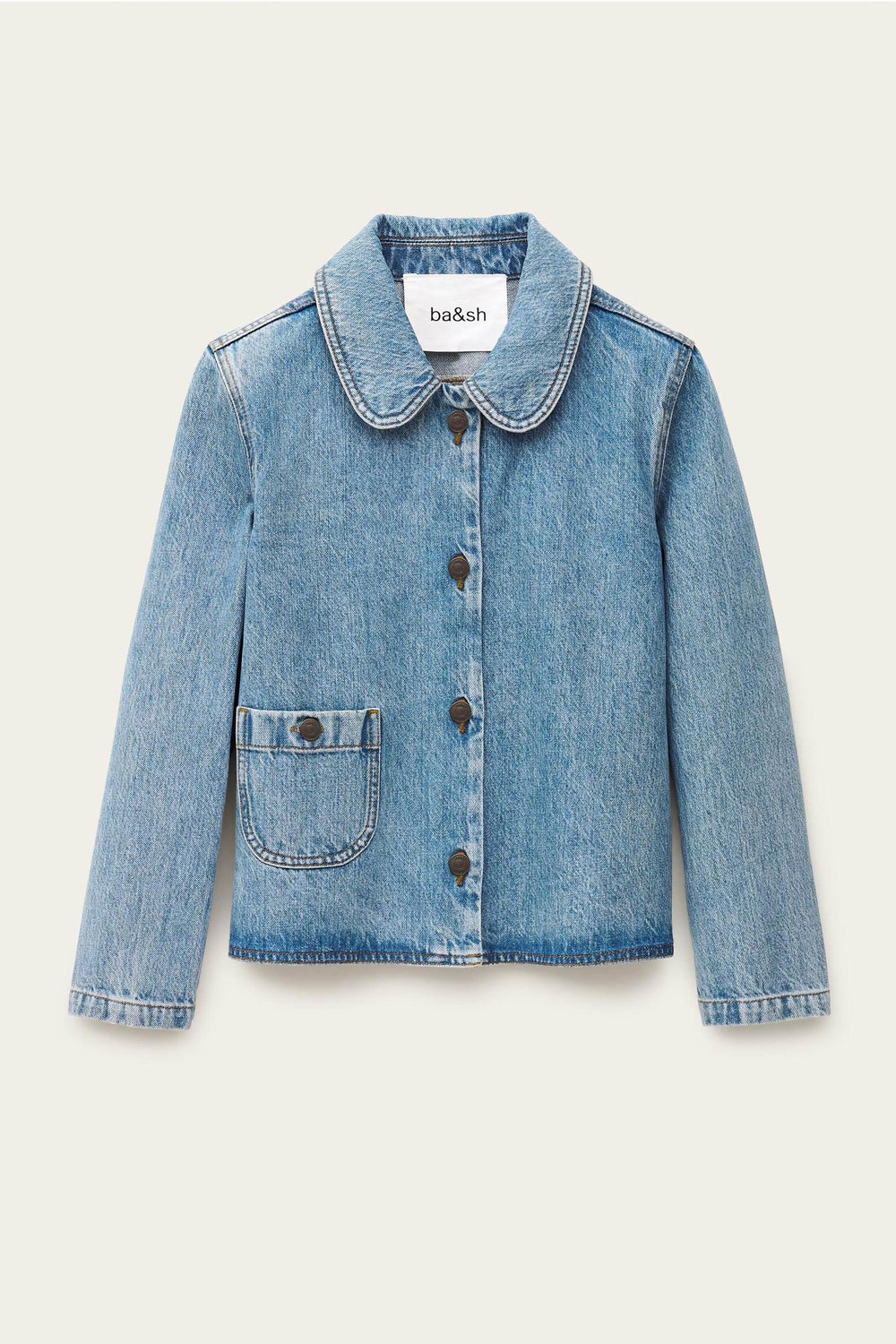 3/4-Sleeve Jacket Tiny Blue