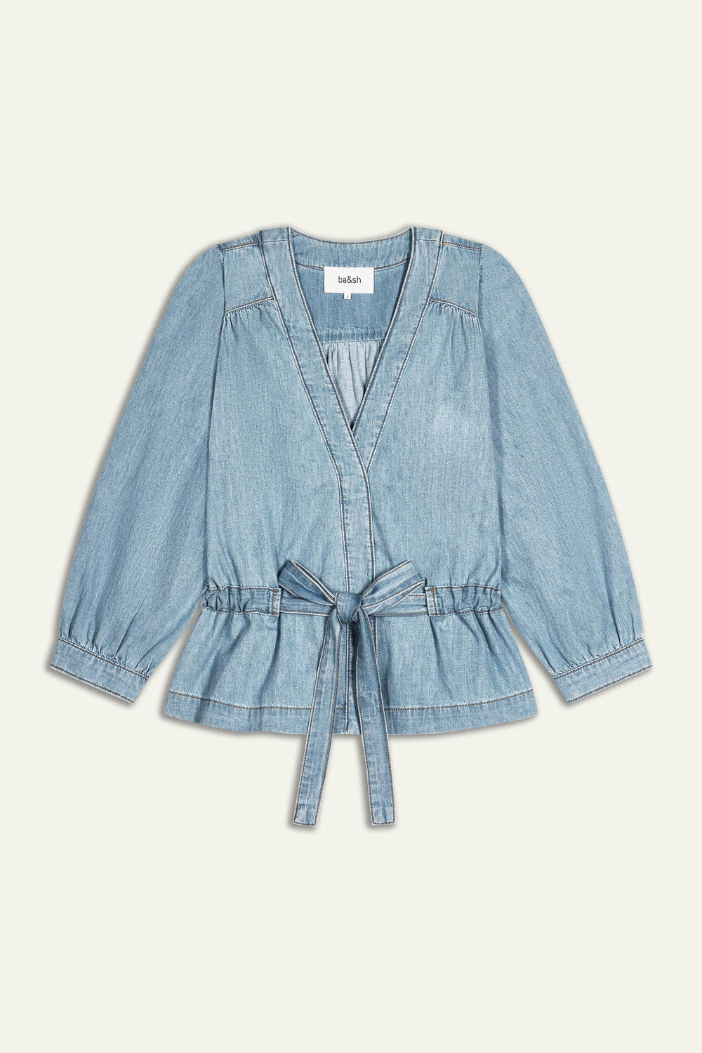 Long-Sleeve Top Lavina Blue