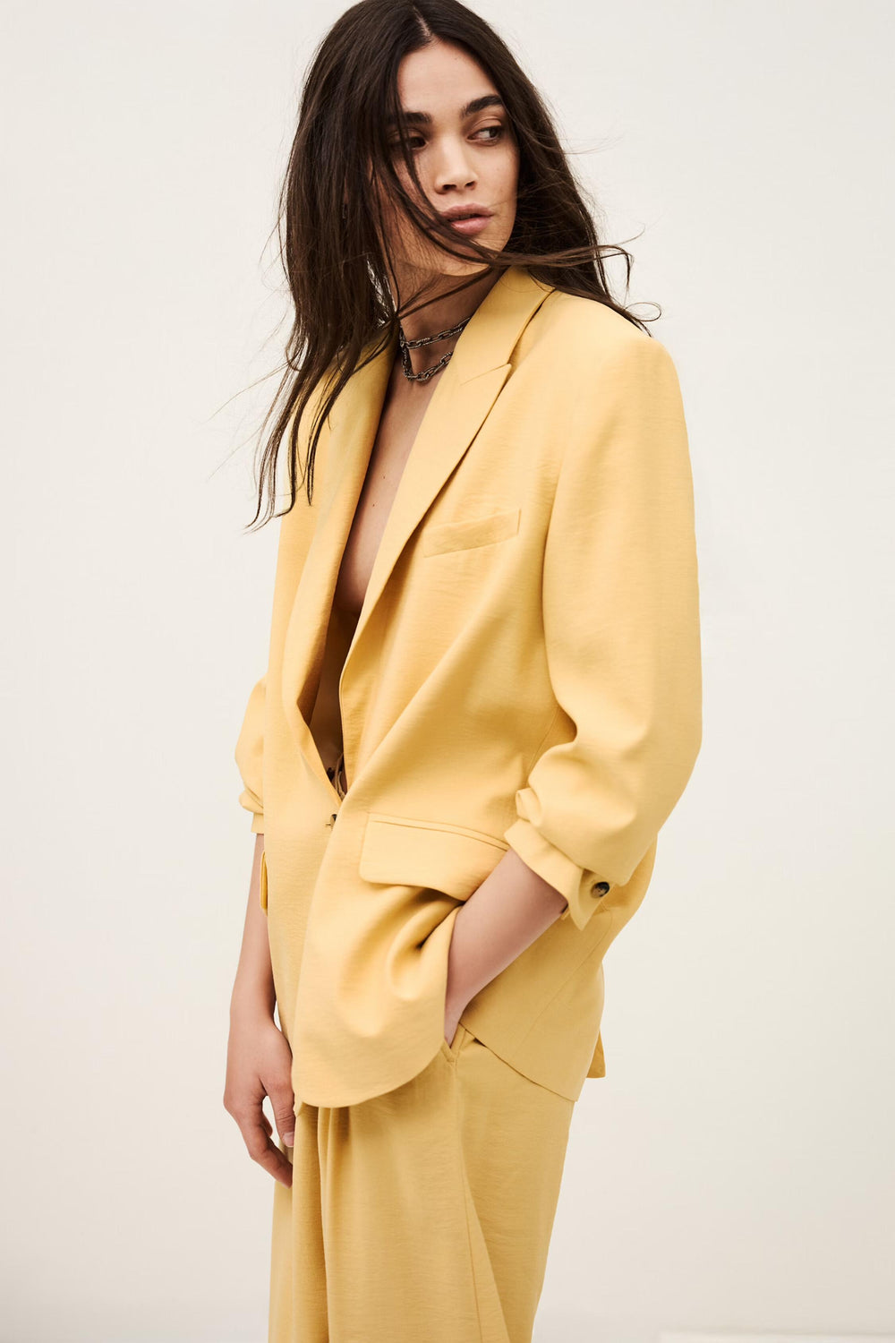 Tailored Jacket Dalena Yellow