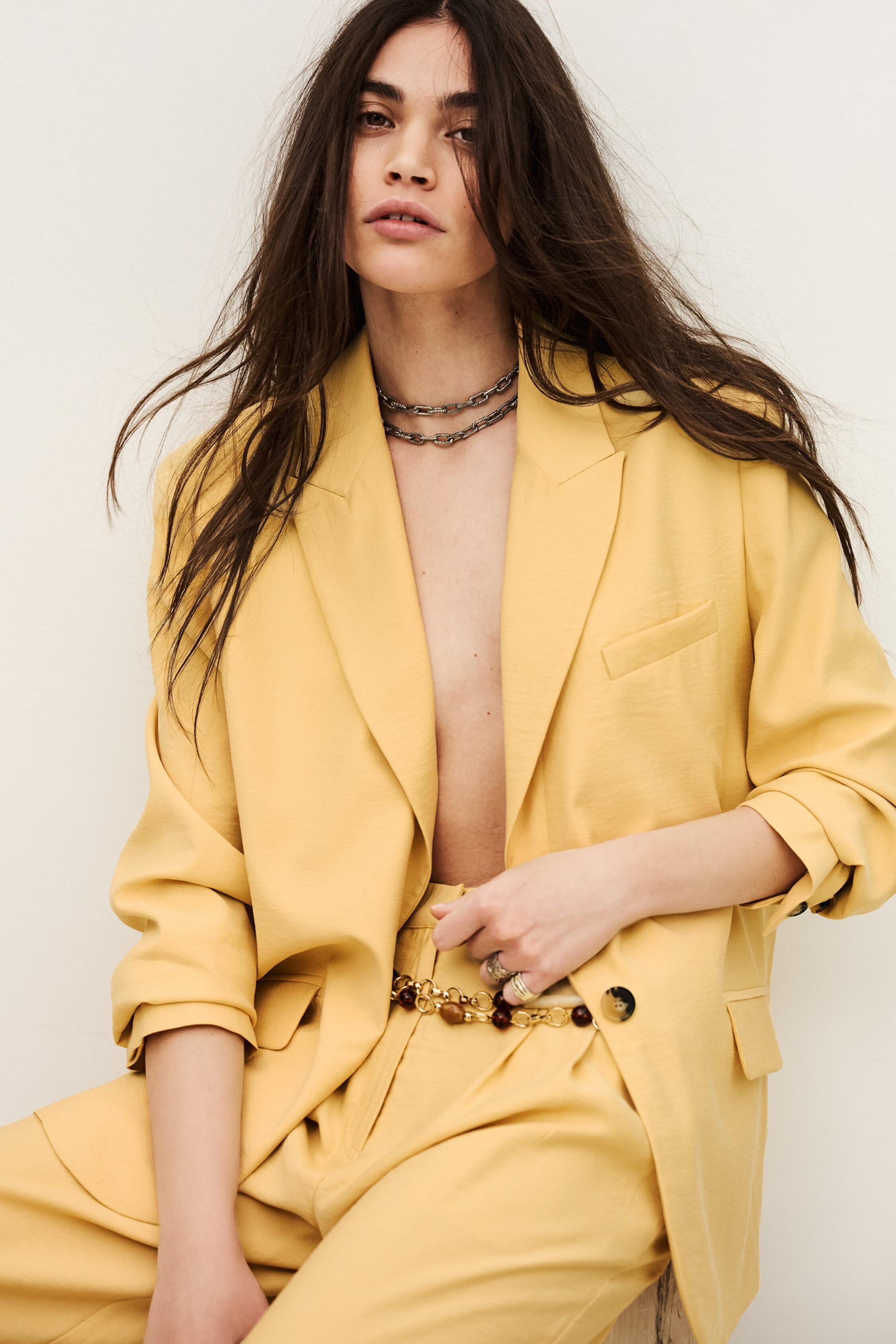 Tailored Jacket Dalena Yellow