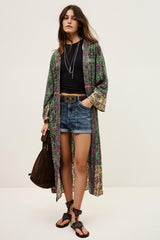 Long Kimono Padrig Green