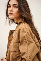 Safari-Style Jacket Coly Brown