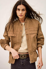 Safari-Style Jacket Coly Brown