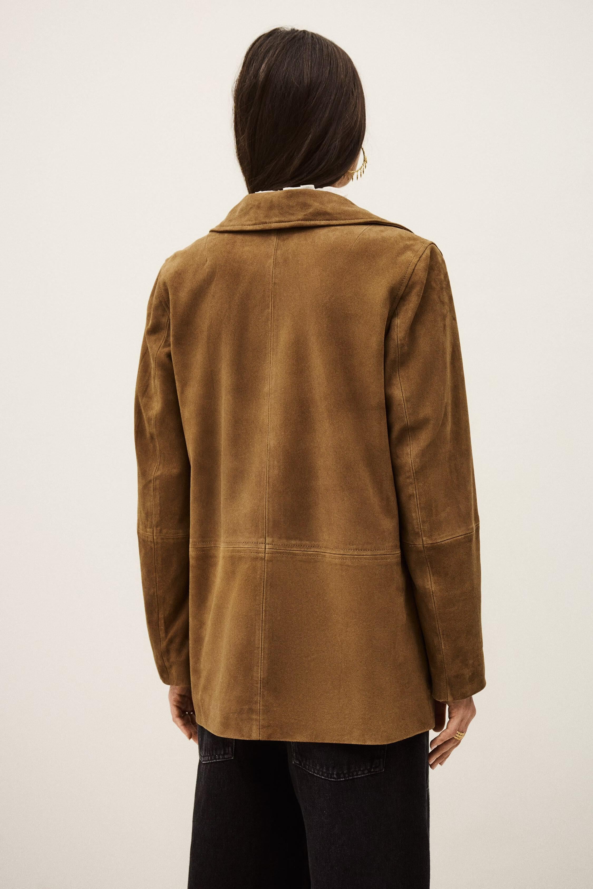 Long Velvet Jacket Mario Brown