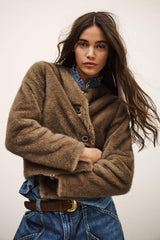 Straight-Cut Jacket Basil Gray
