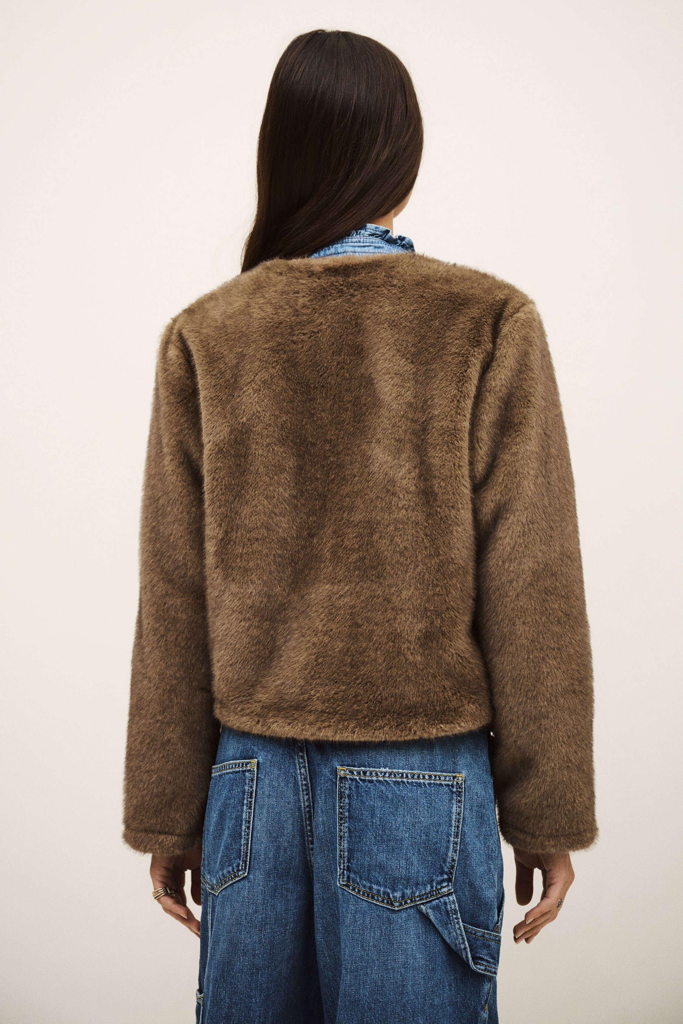 Straight-Cut Jacket Basil Gray