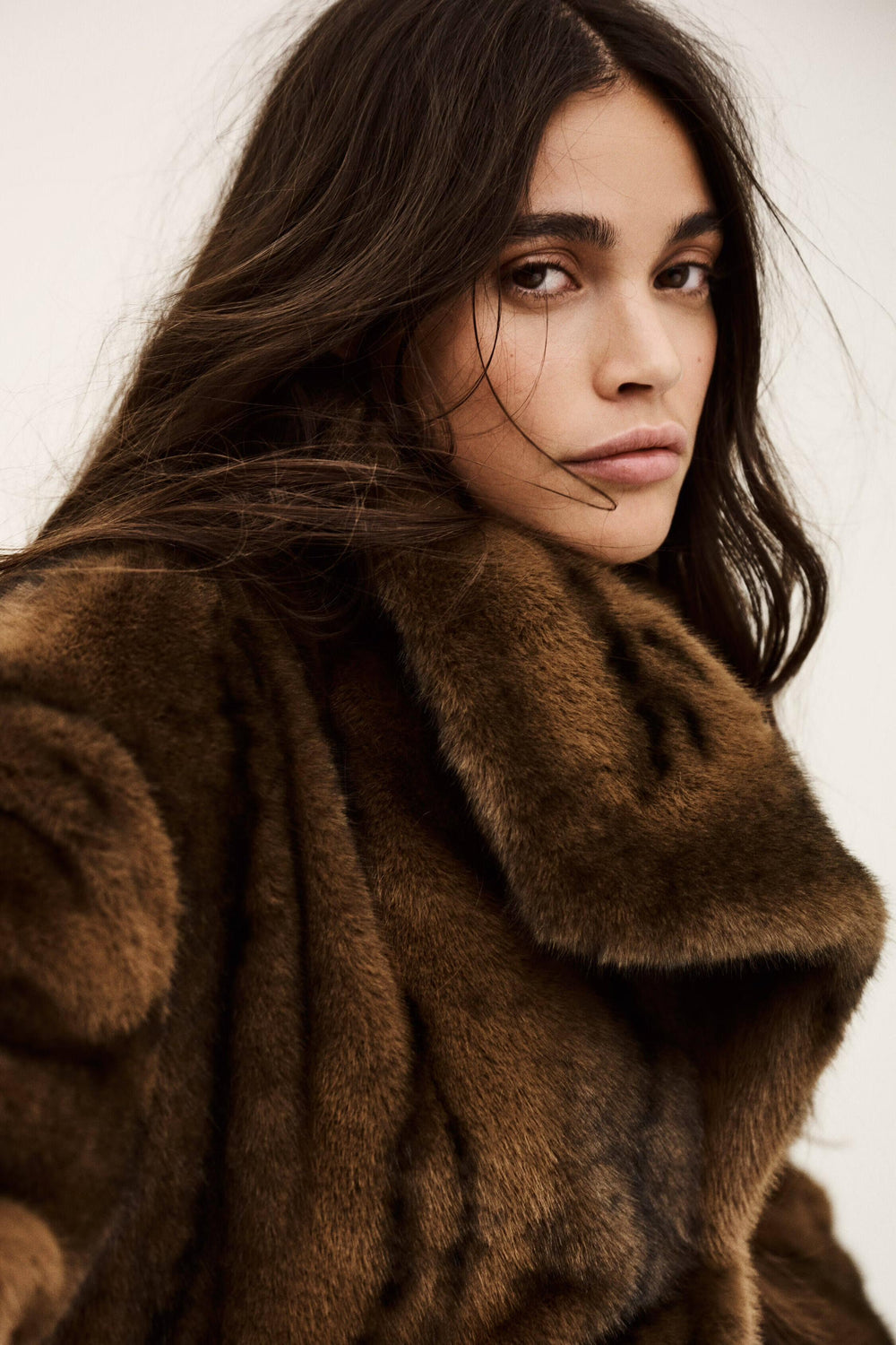 Faux Fur Coat Foxy Brown