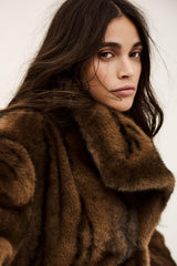 Faux Fur Coat Foxy Brown