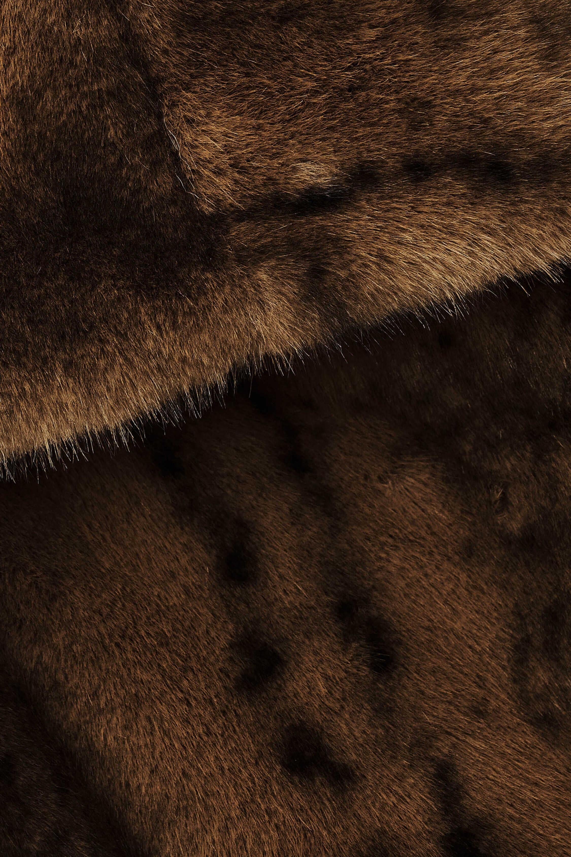 Faux Fur Coat Foxy Brown