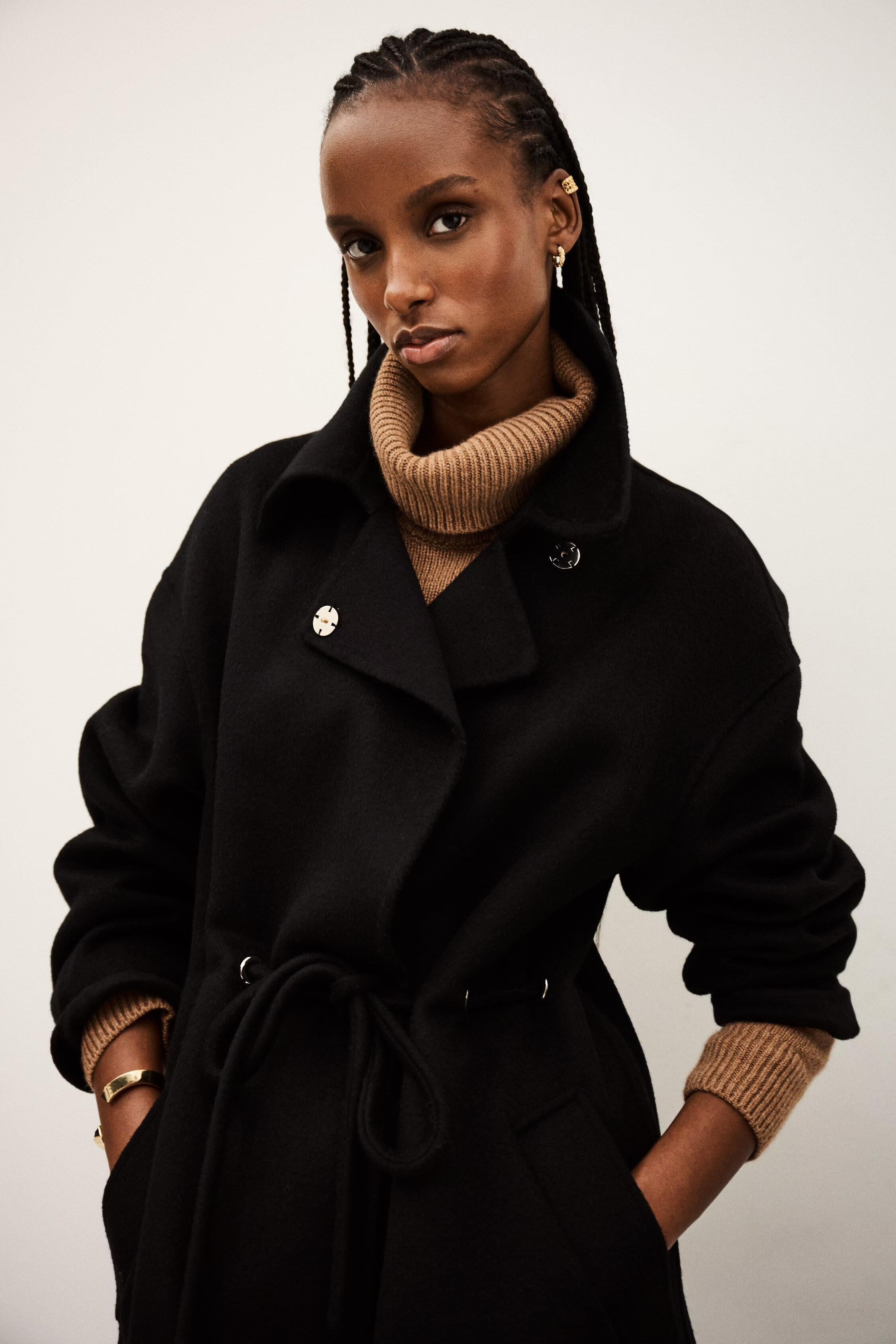 Trenchcoat Kate Black