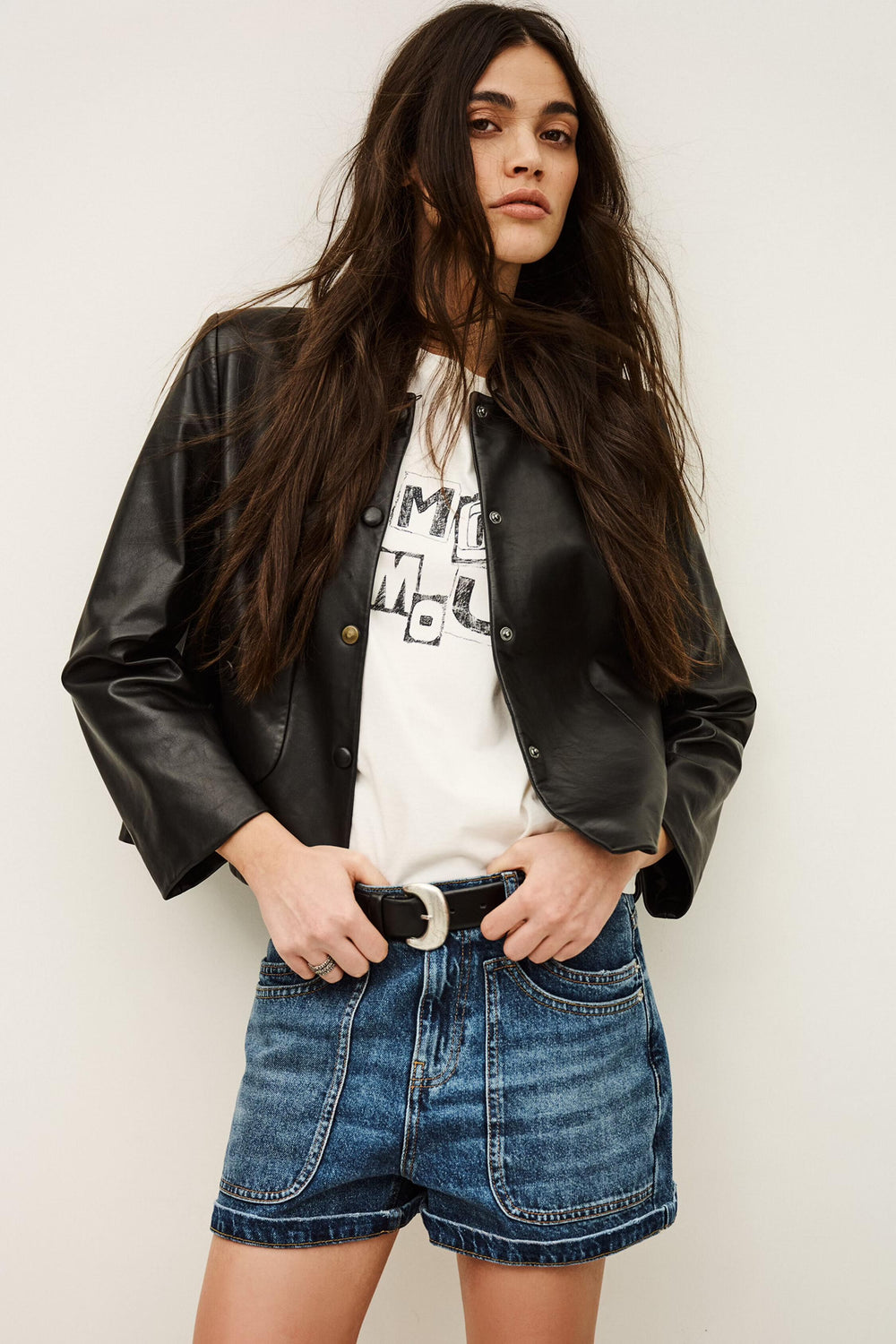3/4 Sleeve Jacket Mylos Black