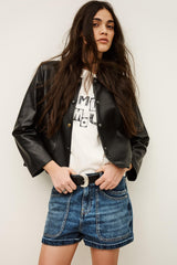 3/4 Sleeve Jacket Mylos Black