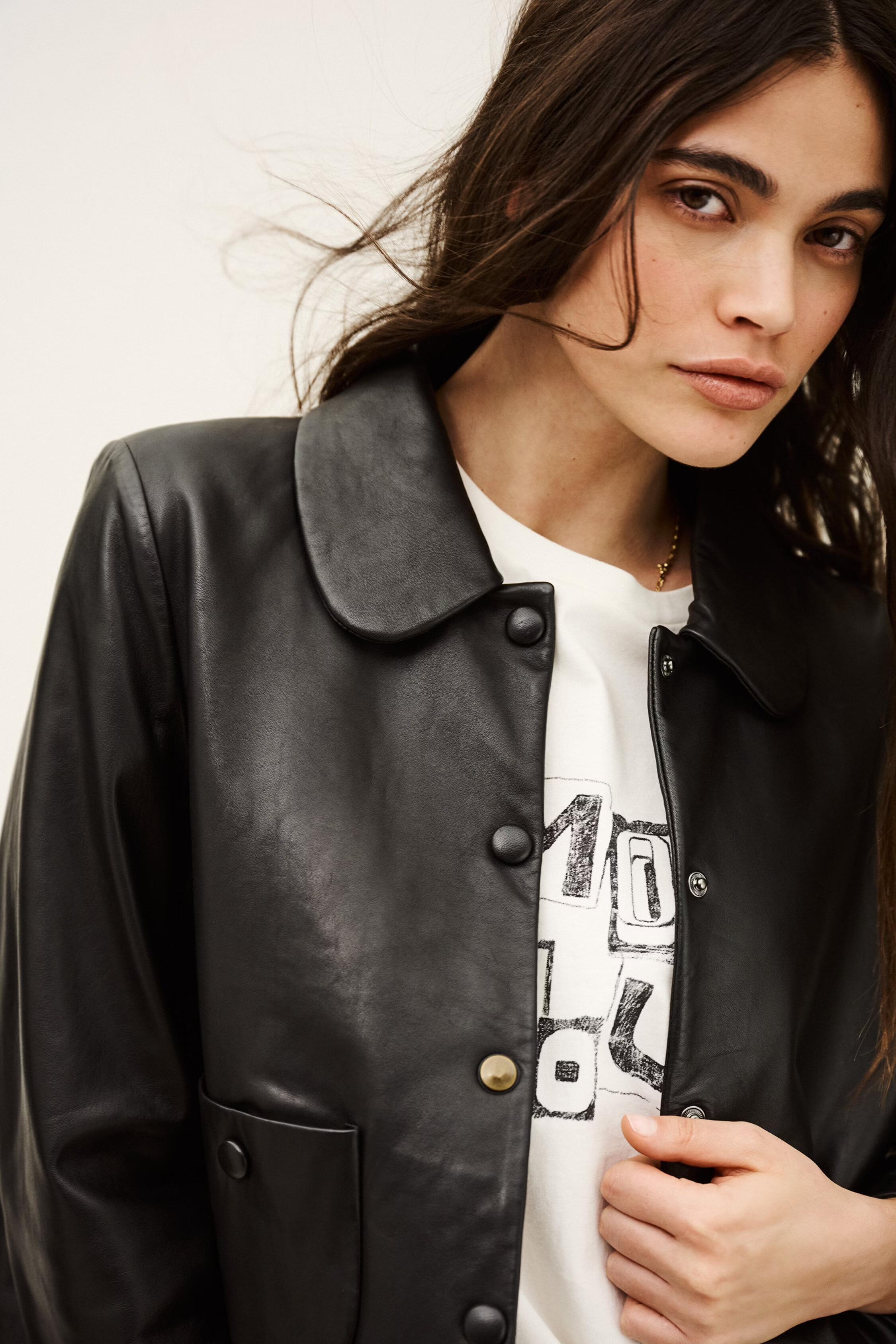 3/4 Sleeve Jacket Mylos Black