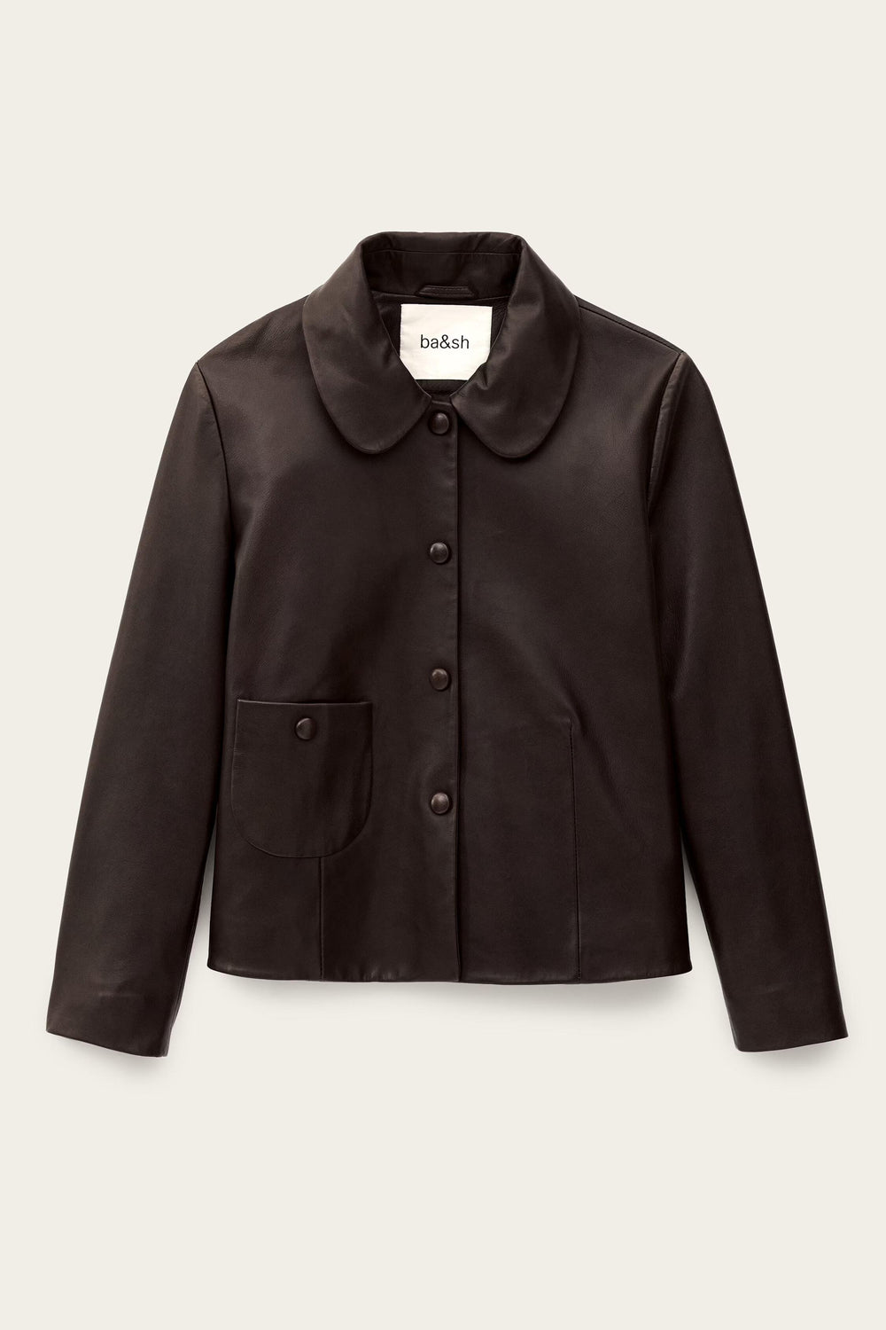 Peter Pan Collar Jacket Milos Brown