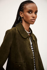 Straight-Cut Jacket Milas Green