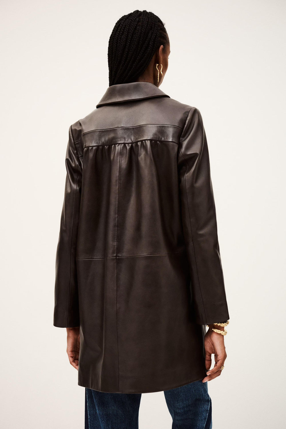 3/4-Length Coat Madie Brown