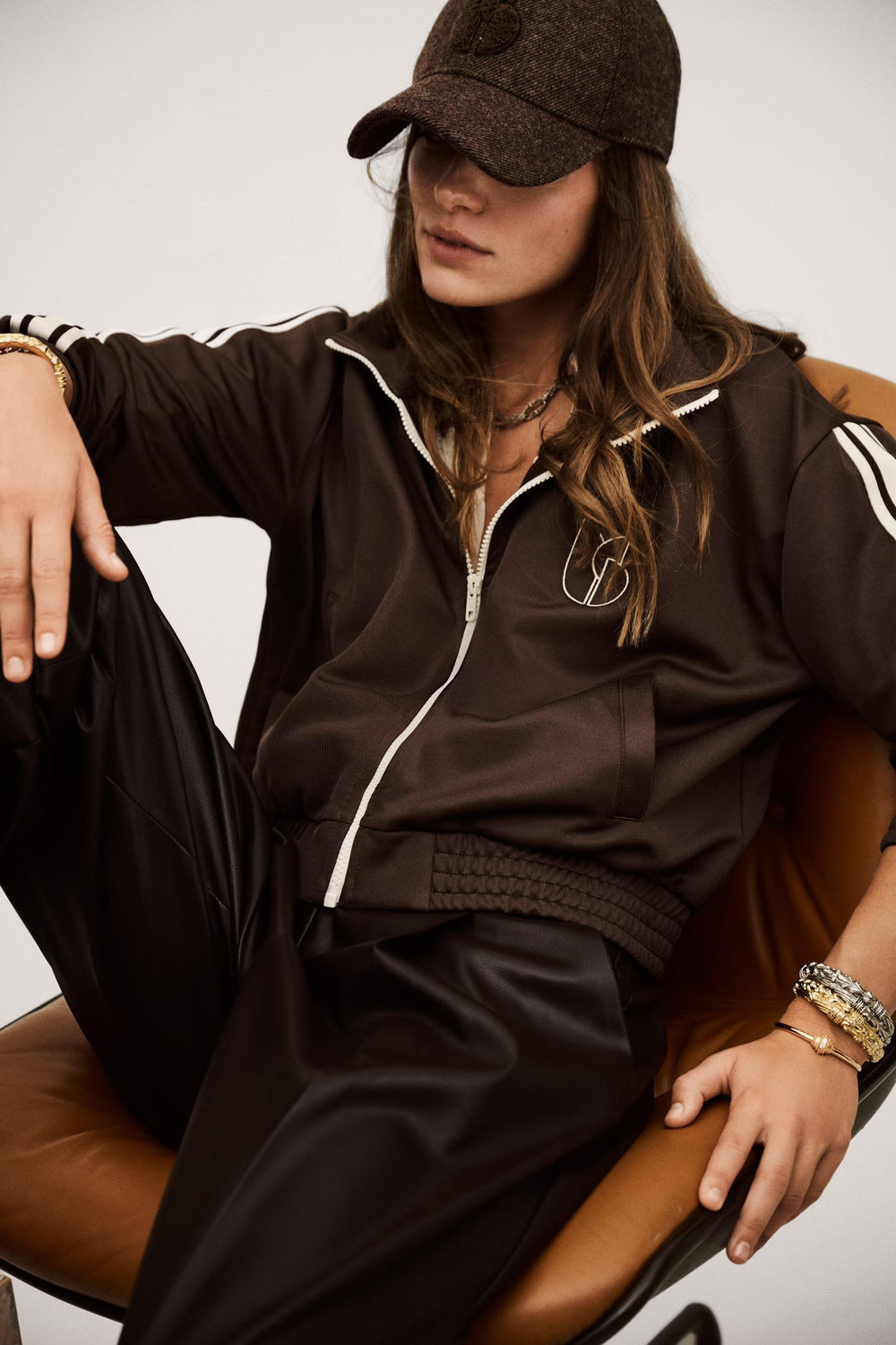 Sweat Jacket Jimi Brown