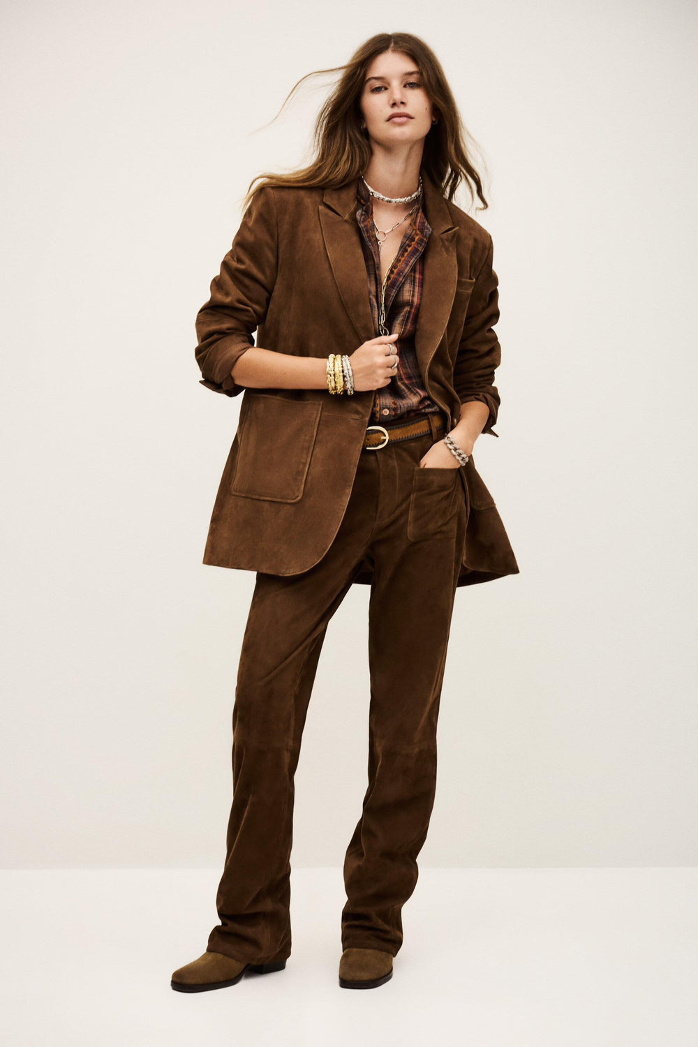 Blazer Style Jacket Mosty Brown
