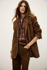 Blazer Style Jacket Mosty Brown