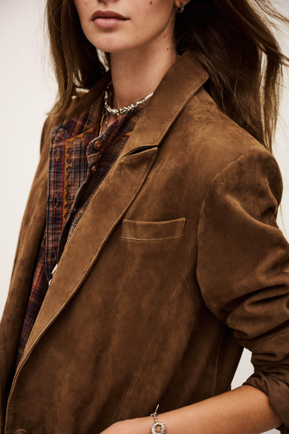 Blazer Style Jacket Mosty Brown