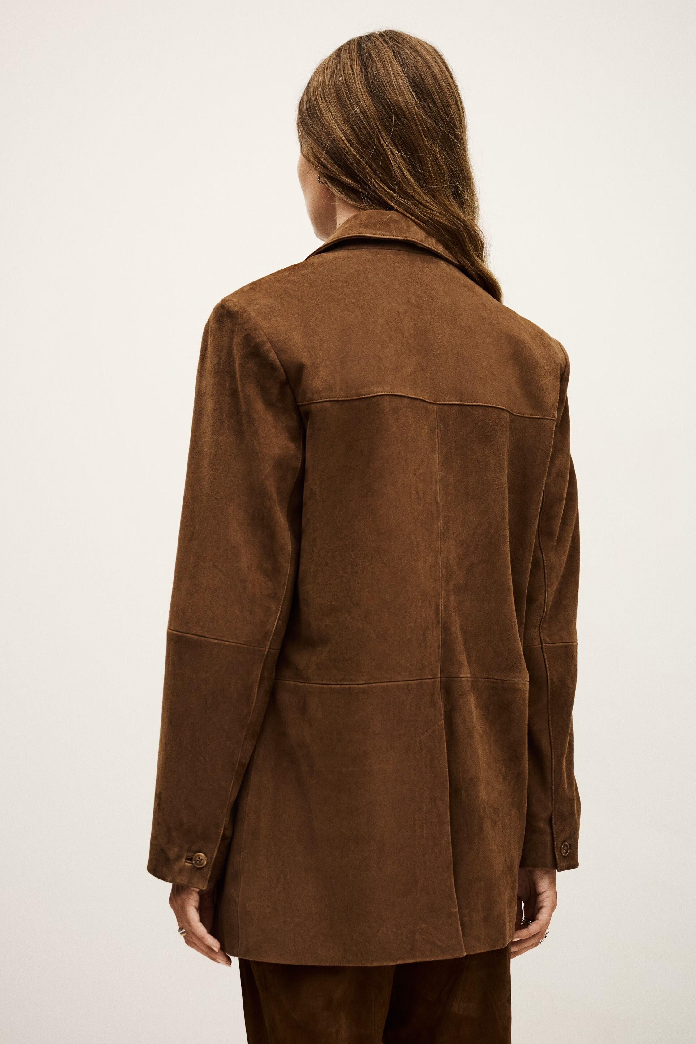 Blazer Style Jacket Mosty Brown