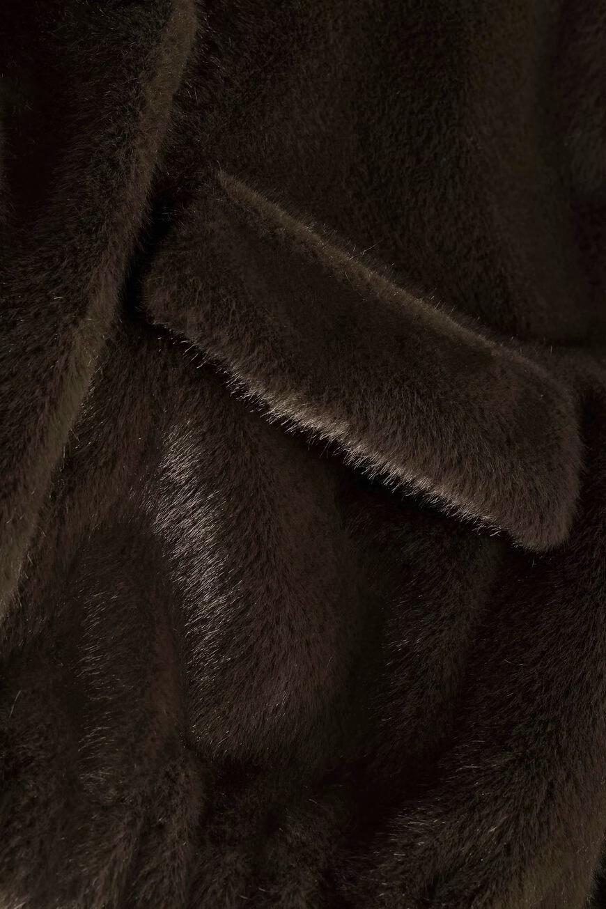 Short Loose-Fitting Jacket Paros Brown