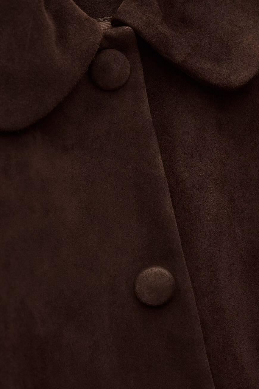 Straight-Cut Jacket Milas Brown