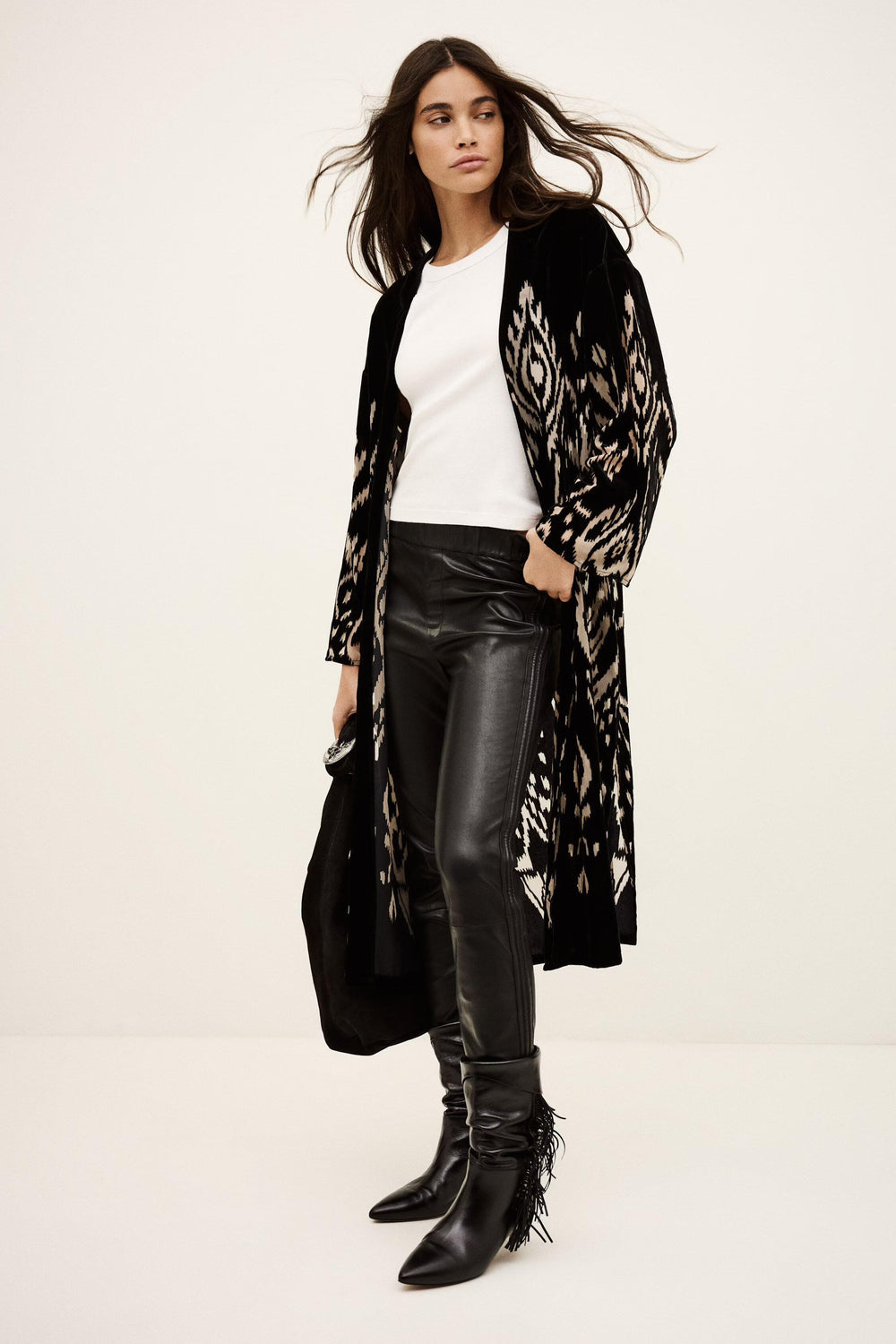 Kimono Long Aliette Black