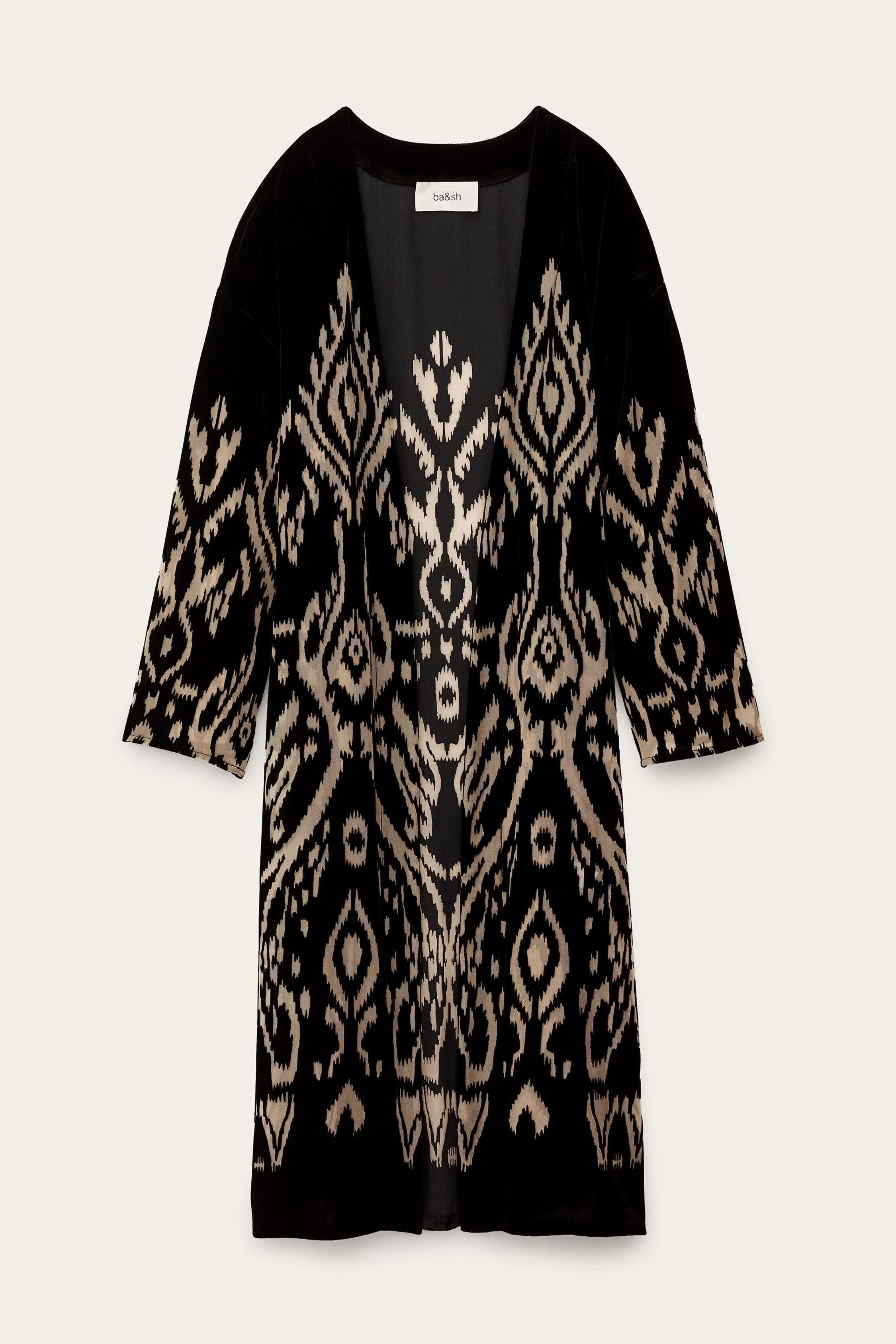Kimono Long Aliette Black