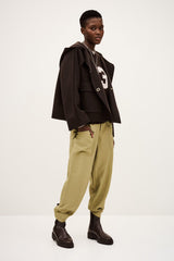 Hooded Jacket Kove Brown