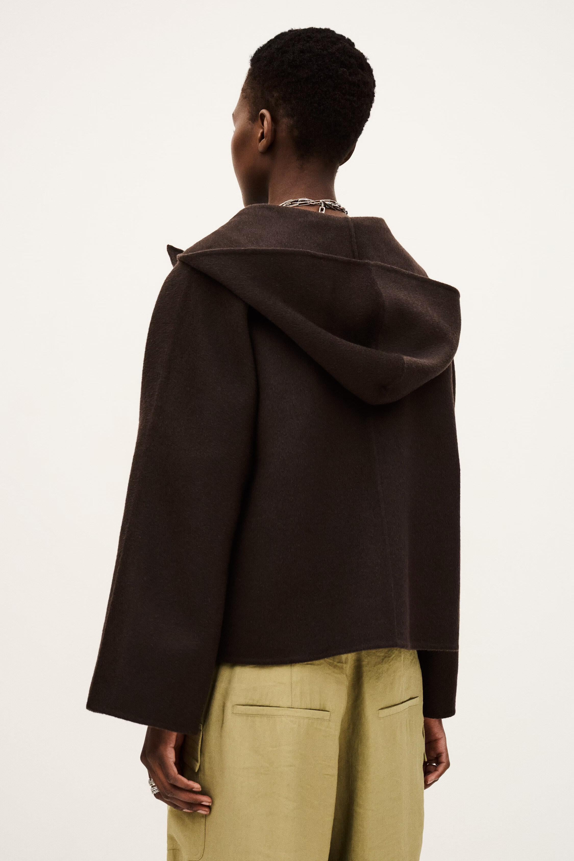 Hooded Jacket Kove Brown