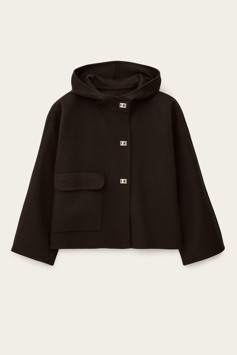 Hooded Jacket Kove Brown