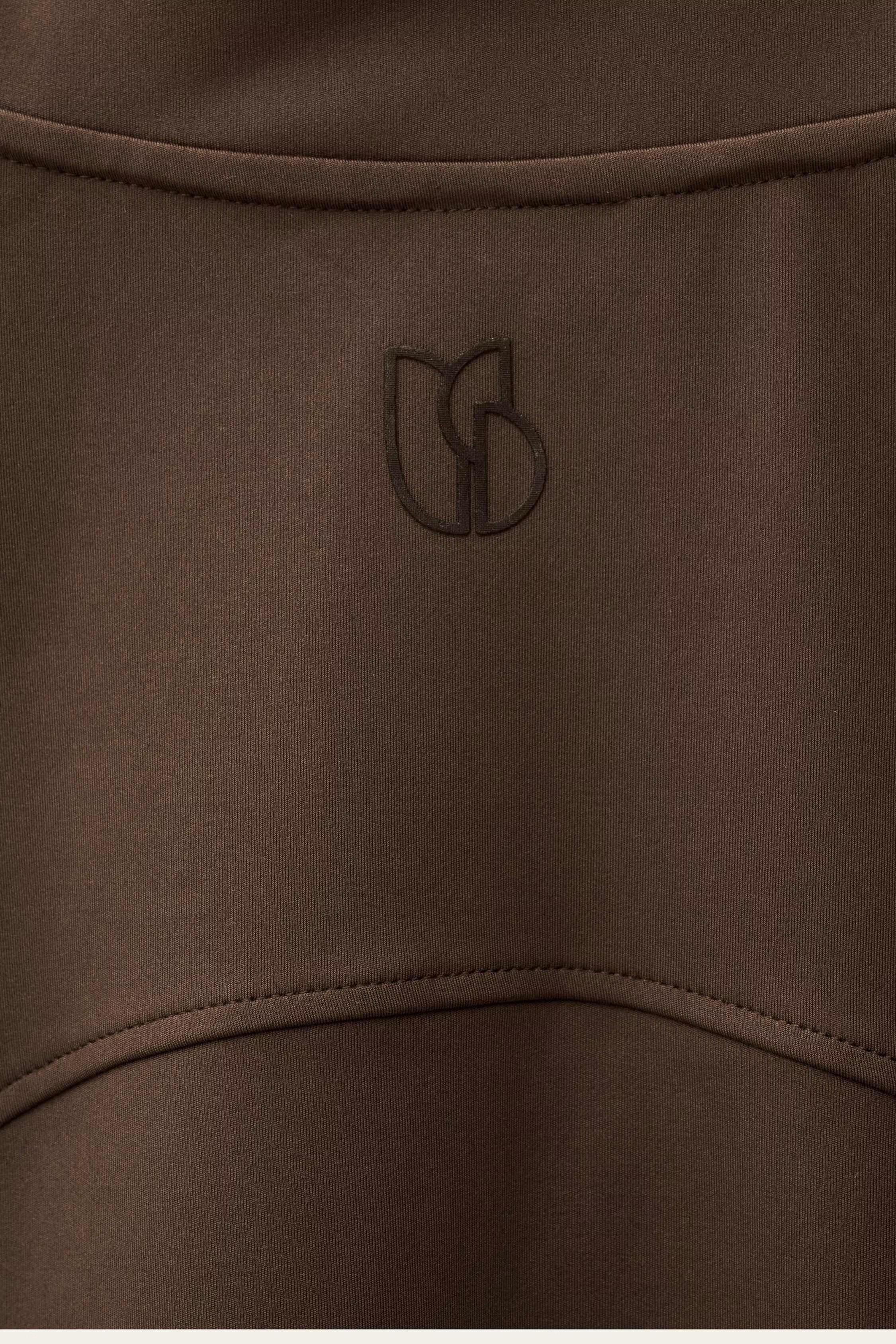 Stand-Up Collar Jacket Gladys Brown