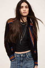 Knit Cardigan Bianca Multicolored