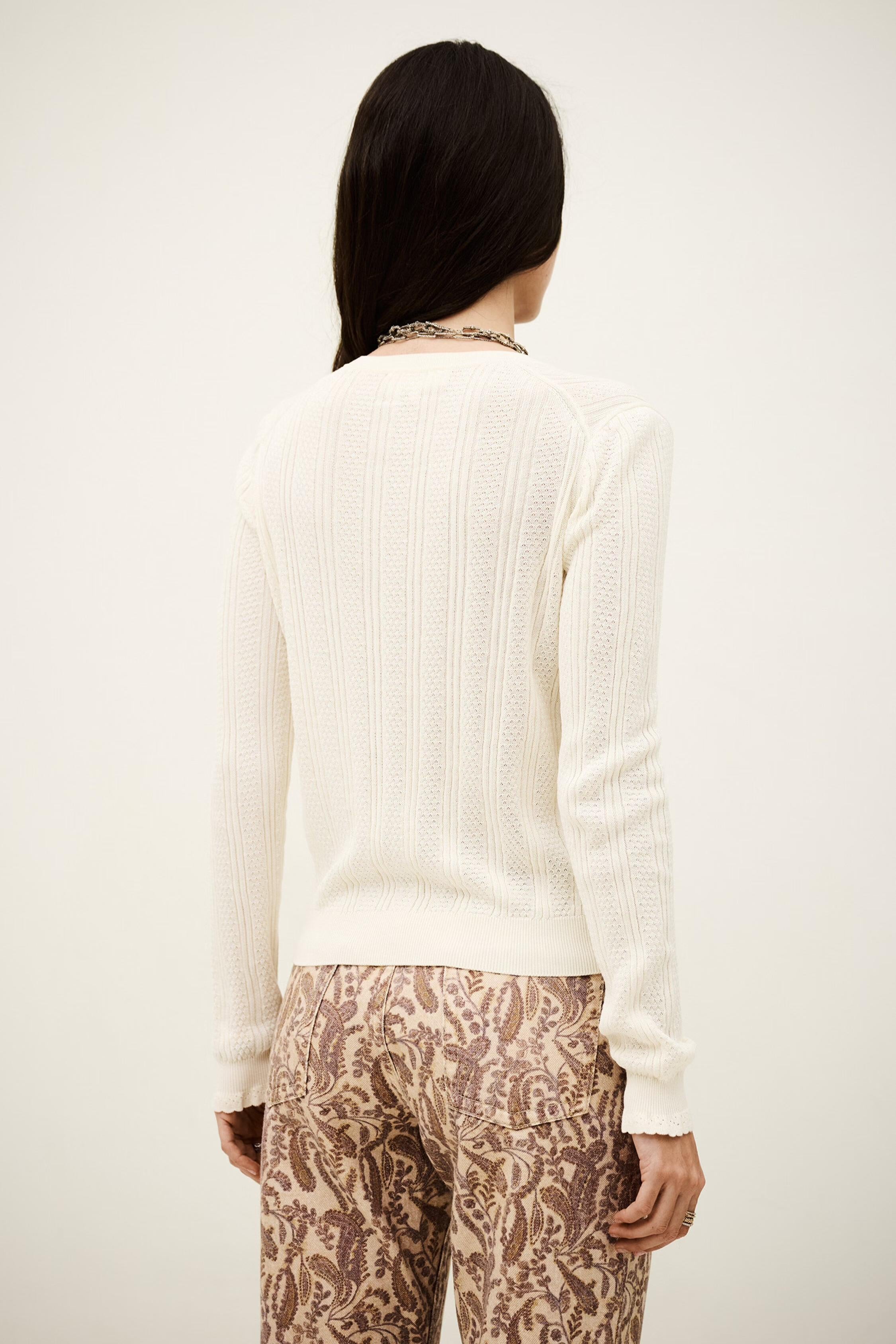 Knit Cardigan Viviana Off-White