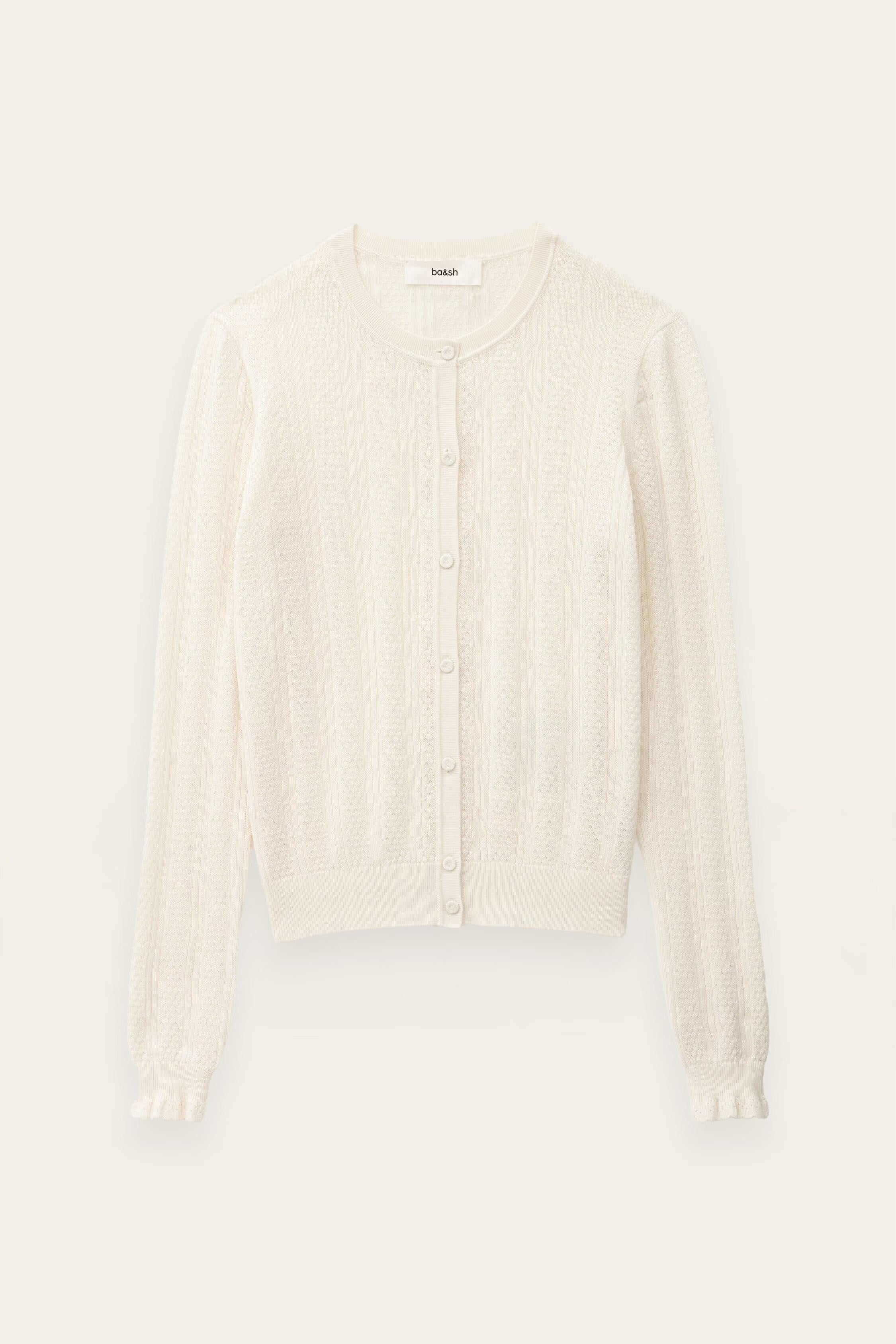 Knit Cardigan Viviana Off-White