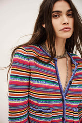 Round Striped Cardigan Fanny Multicolored