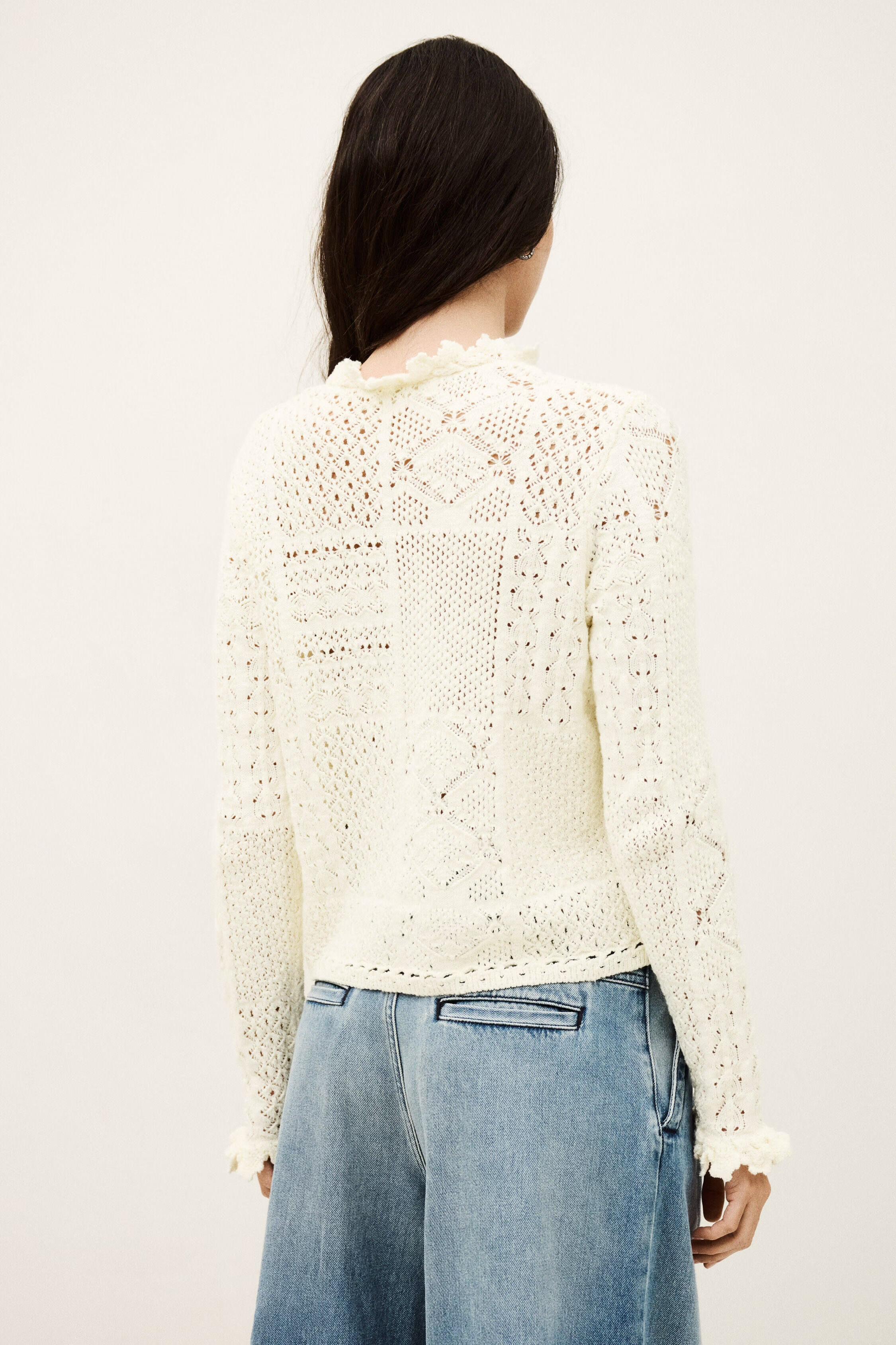 Knit Cardigan Soria Off-White