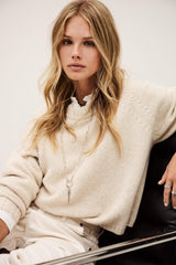 Cropped Sweater Corvy Beige