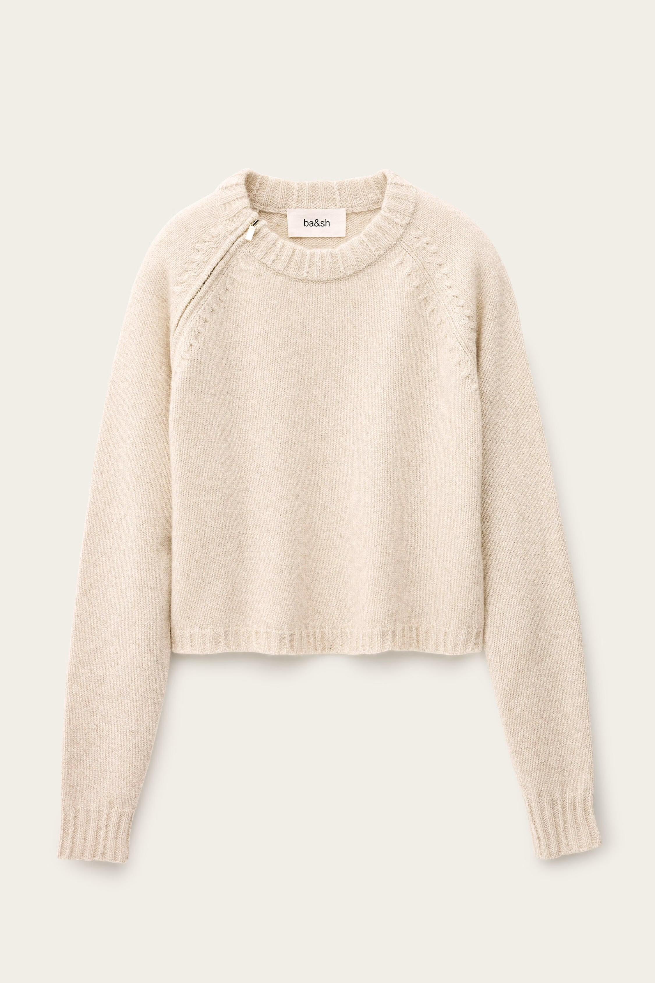 Cropped Sweater Corvy Beige