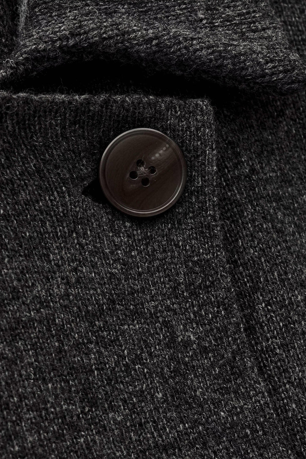 Knitted Cardigan Coat Vesta Gray