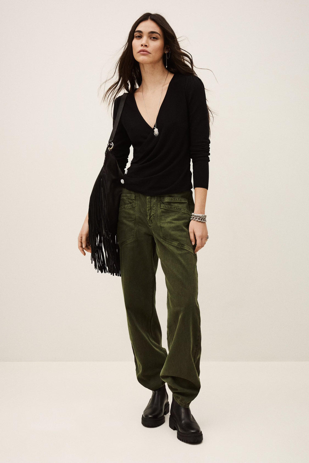 Wrap Sweater Hugo Black