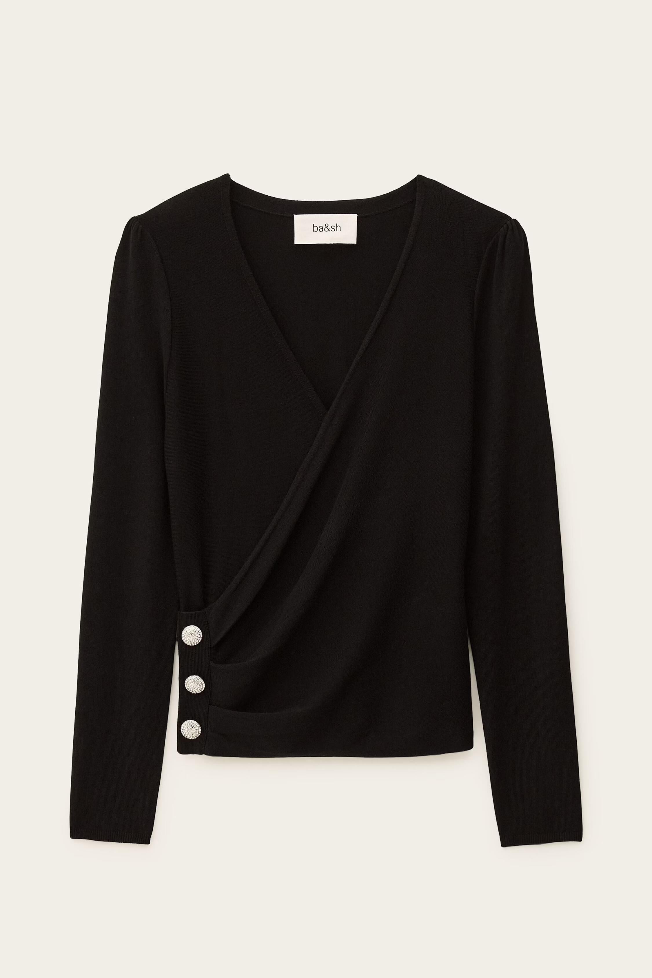 Wrap Sweater Hugo Black